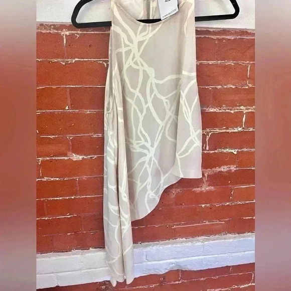 C/MEO Collective Asymmetrical Tank Top Modern Flowing Blouse - Picture 8 of 11